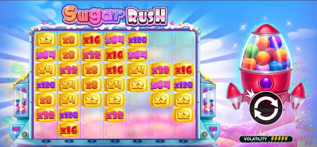 Sugar Rush: Slot Game dengan Bonus Melimpah dan Free Spins