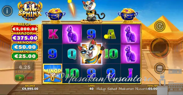 Lil Sphinx: Slot Mesir Kuno server thailand Bertema Kucing dengan Fitur Modern dan Jackpot Menarik