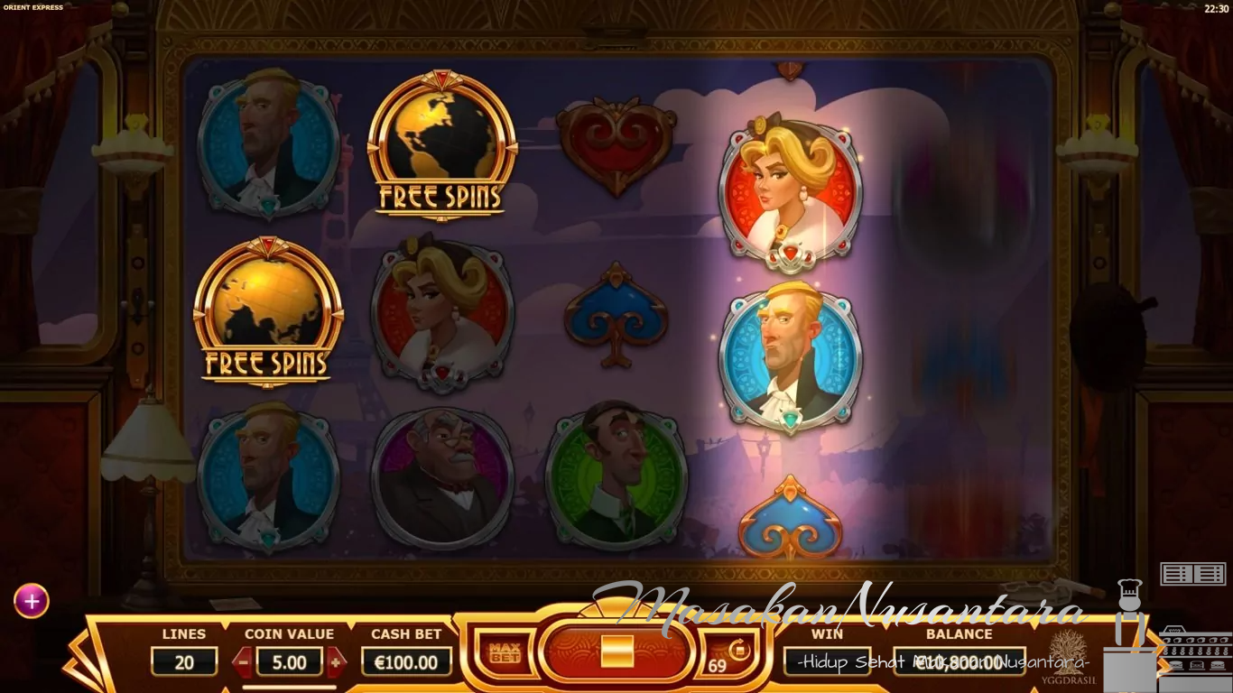 Orient Express Slot Online Gacor: Petualangan Mewah Dengan 20 Jalur Aktif