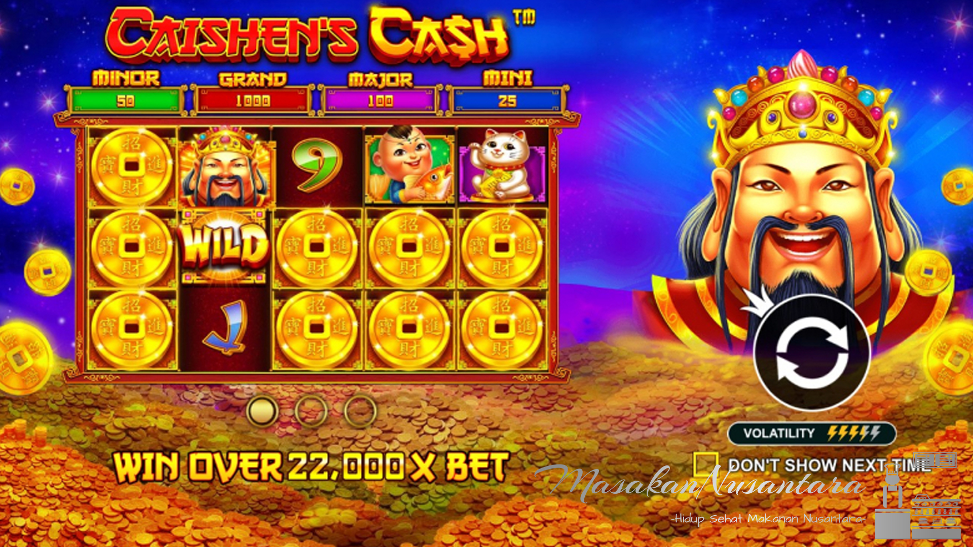 Dapatkan Jackpot Menggiurkan di Slot Caishen's Cash