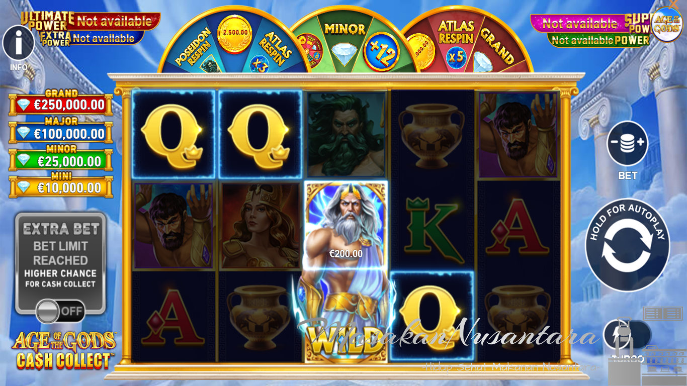 Raih Keberuntungan dengan Age of the Gods Cash Collect Slot Online: Menangkan Jackpot dari Olympus