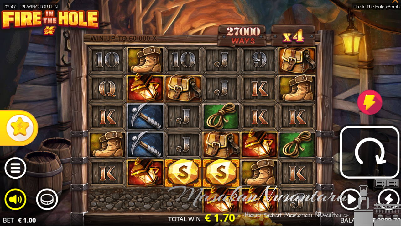 Fire In The Hole Slot: Menangkan Jackpot 60.000x dengan 46.656 Paylines dari Nolimit City